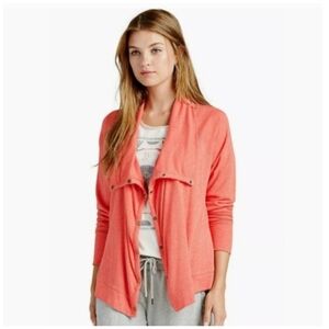 LUCKY LOTUS Draped Snap Closure Leisure Top Athleisure Yoga Activewear Large